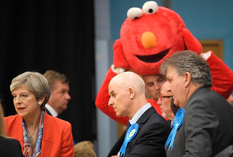  A dejected PM at her Maidenhead count