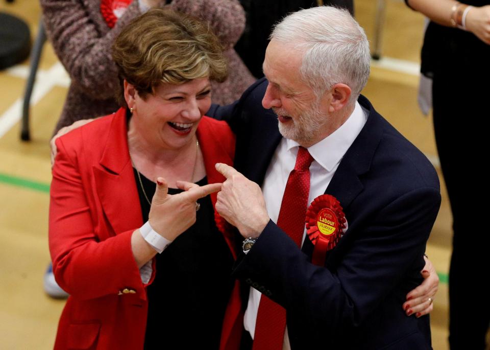  The Labour leader called on the PM 'to go' after a shock pattern of results emerged