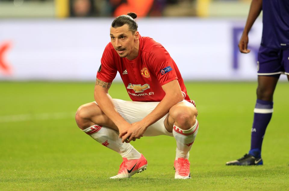  Zlatan Ibrahimovic is out of contract with Manchester United next month