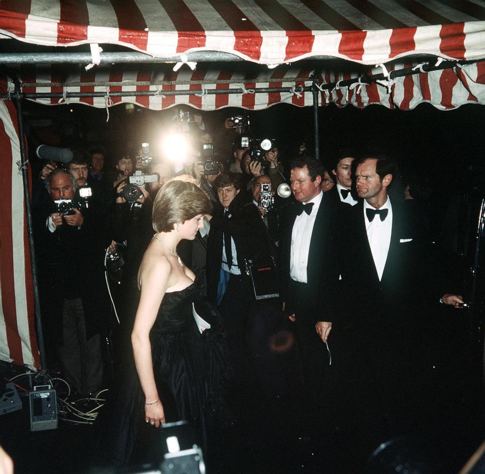  The Princess admitted she 'learned a lesson' about the press the night she wore the black satin dress