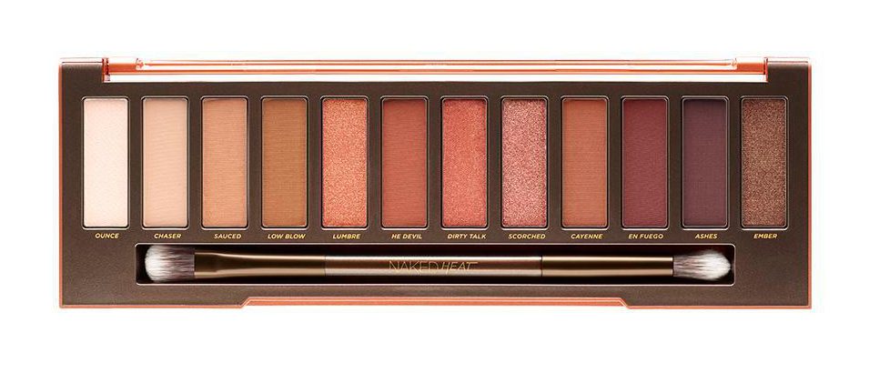  The latest release in the Naked collection contains 12 orange, red and brown shades