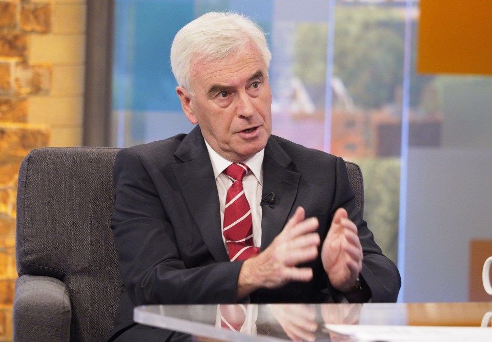 John McDonnell also said the party would put forward their own Queen’s Speech