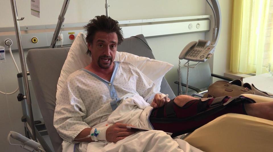  Richard Hammond bailed from the speedy electric vehicle before it flipped and burst into flames