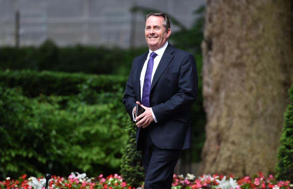  Liam Fox stays on as International Trade Secretary