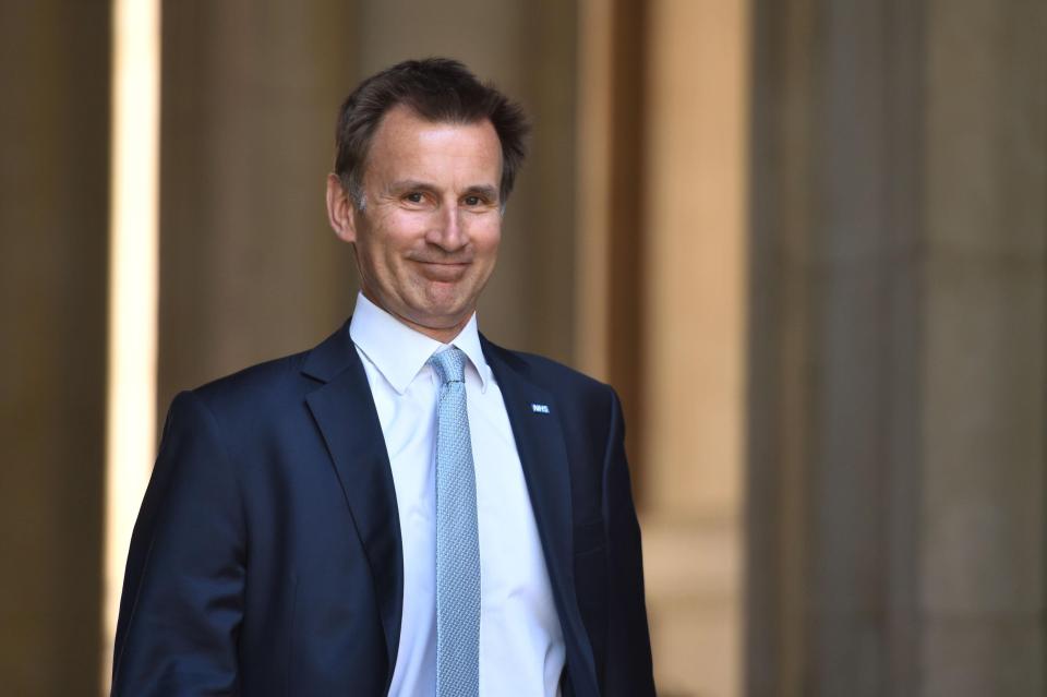  Jeremy Hunt will stay on as Health Secretary in the reshuffle