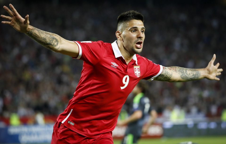  Aleksandar Mitrovic scored for Serbia against Wales at the weekend