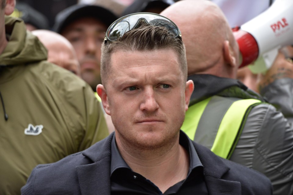 Tommy Robinson is the former leader of the English Defence League