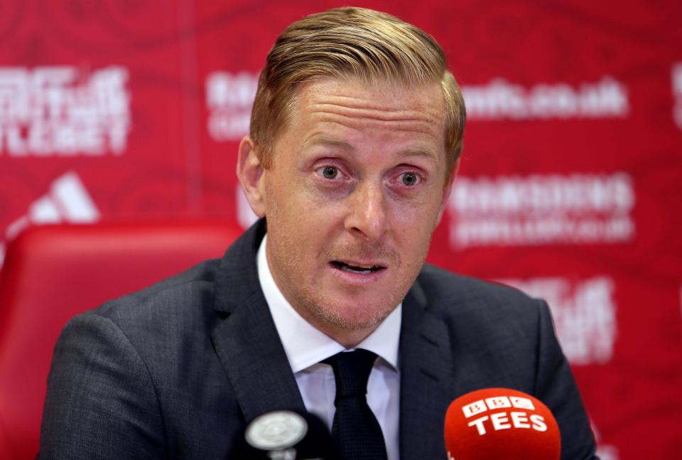  Garry Monk says Middlesbrough ticked all the boxes he was looking for in his next job