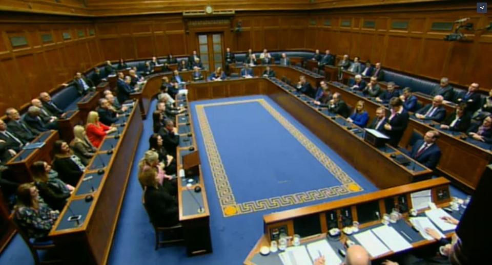  The Northern Ireland Assembly has 90 seats filled by MLAs