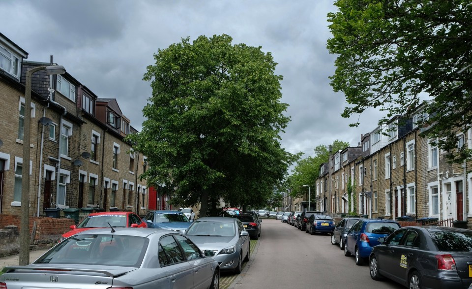 Gladstone street, Bradford, where Faisal Hussein, 25, and Arbaaz Ahmed, 19 kept their mother and sister as slaves