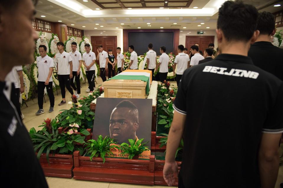  Tiote's body will now be flown home to the Ivory Coast for his funeral