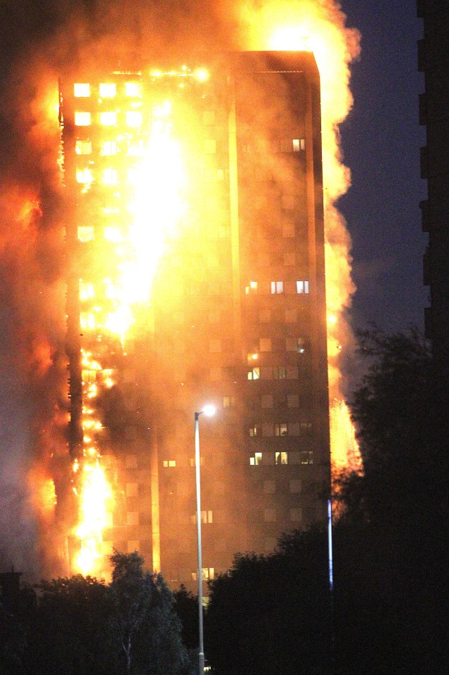 Fire rapidly spread through the building and quickly gutted it