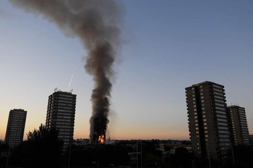 ‘Acrid’ smoke from the building caused problems for rescuers and could be seen across the city