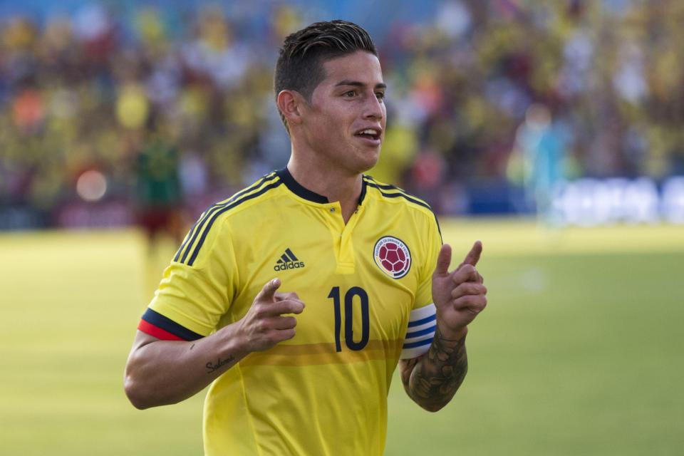  Colombian ace James Rodriguez is also up for sale