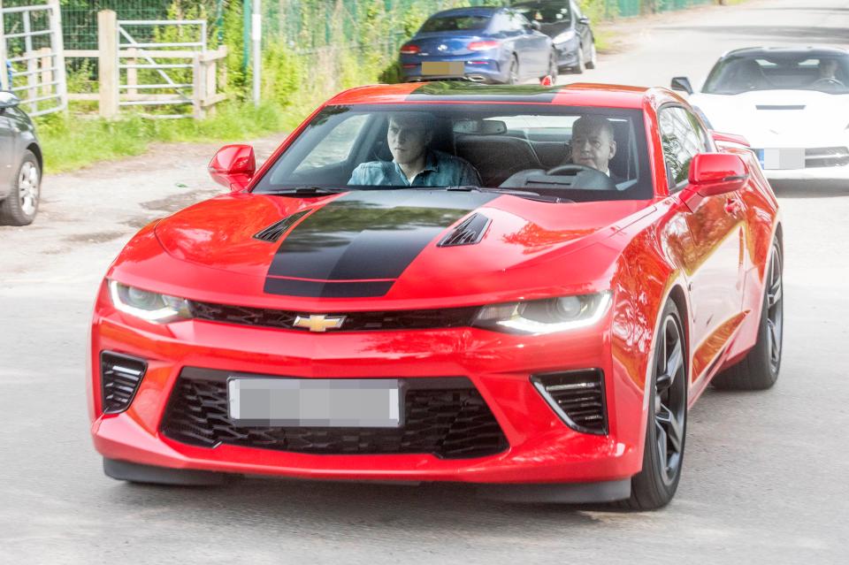  Victor Lindelof is driven to his Manchester United medical this morning