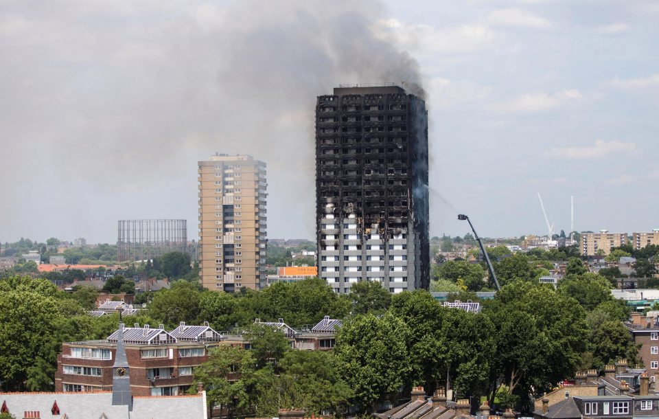  A huge fire tore through a West London tower block containing 120 flats on the morning of June 14, 2017