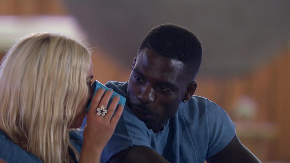  After their snog, Marcel joked that he'd rate Gabby as a "nine out of 10"