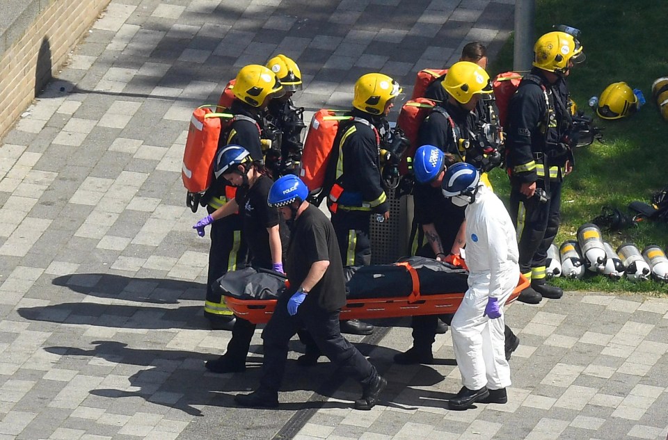 At least 12 people have been killed following a huge fire at Grenfell Tower in west London