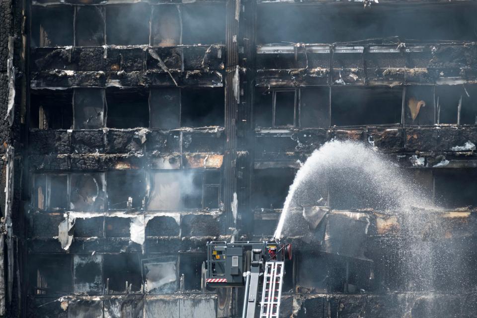  Haunting images show extent of utter devastation at the west London flats