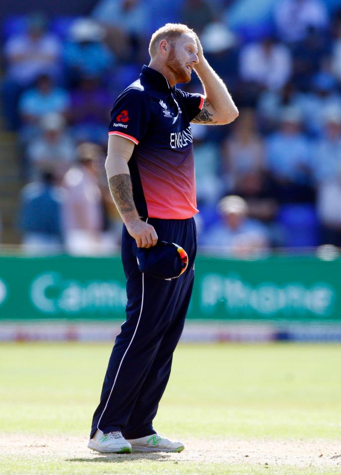  Ben Stokes cut a frustrated figure as he failed to make a breakthrough