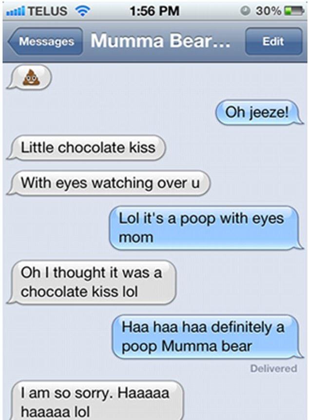  This mum got the poo emoji oh so wrong