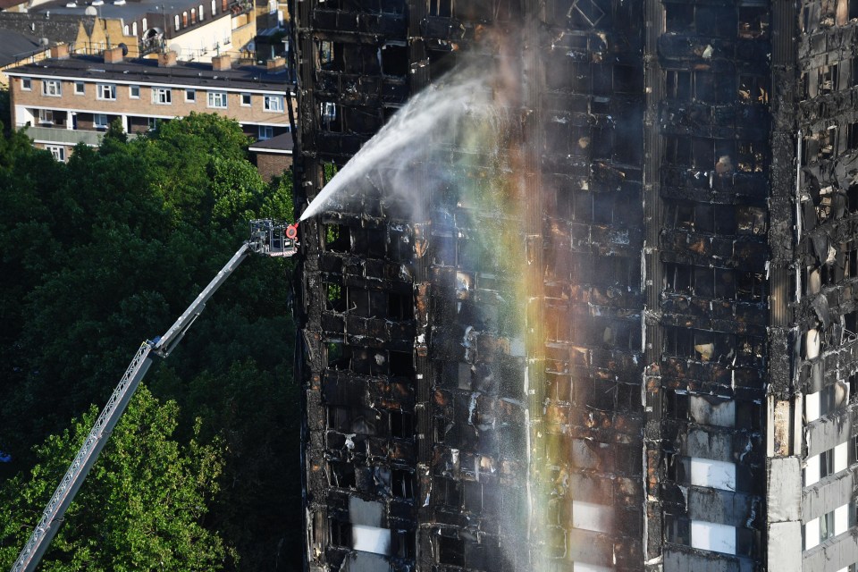 Firefighters are still trying to extinguish the blaze which broke out just before 1am