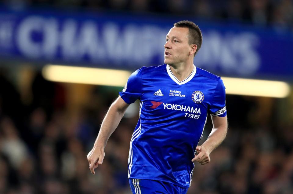  John Terry left Chelsea after leading the Blues to a fifth Premier League title