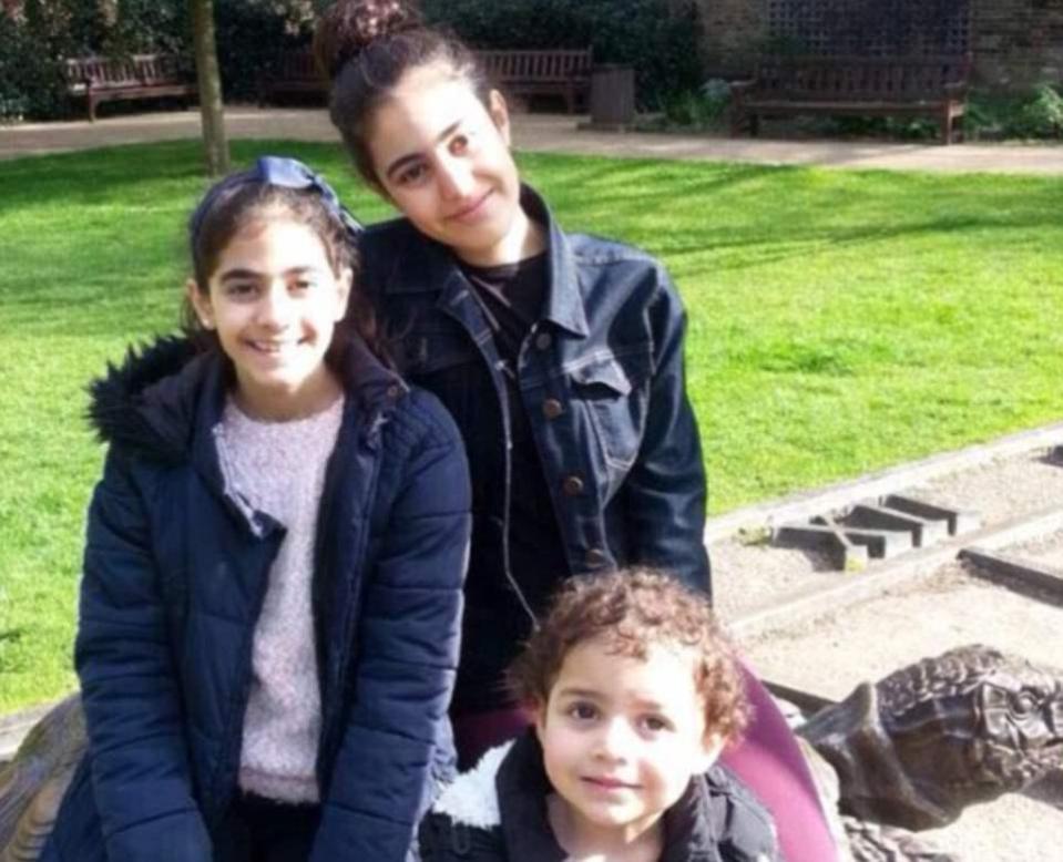  Nadia's three daughters Mirna, Zieanab and Fatima Choucair are also still missing