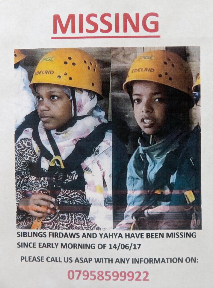  Firdaws and Yahya Hashim, their sibling and parents, have been missing since the blaze