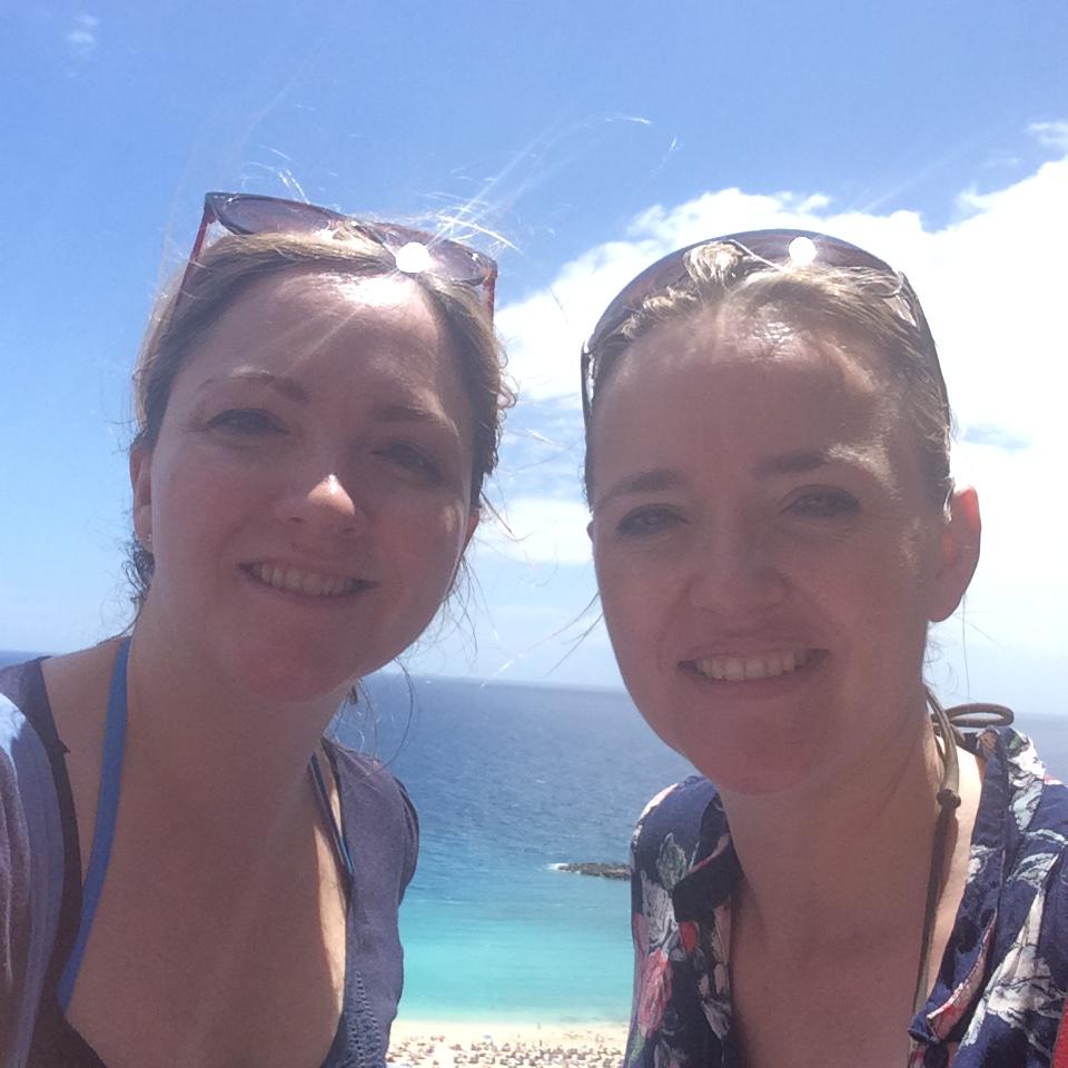  Bella and her sister enjoying a holiday selfie in the beautiful weather