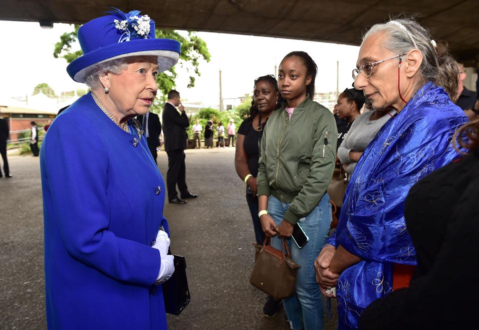  The Queen made her visit two days after horrifying blaze