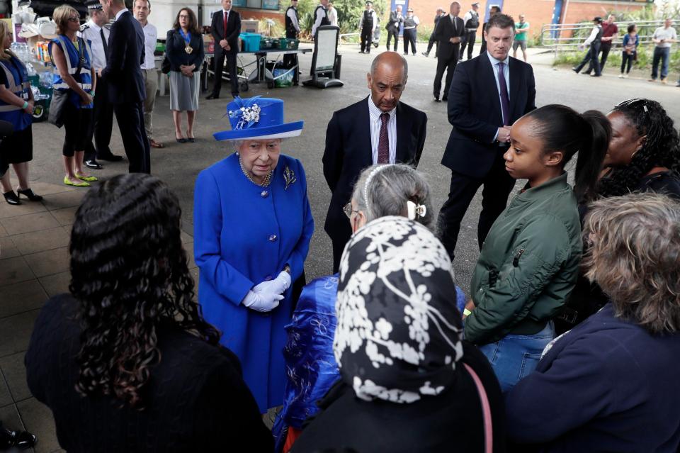  The Royals spoke to the local community who have been devastated by the tragedy