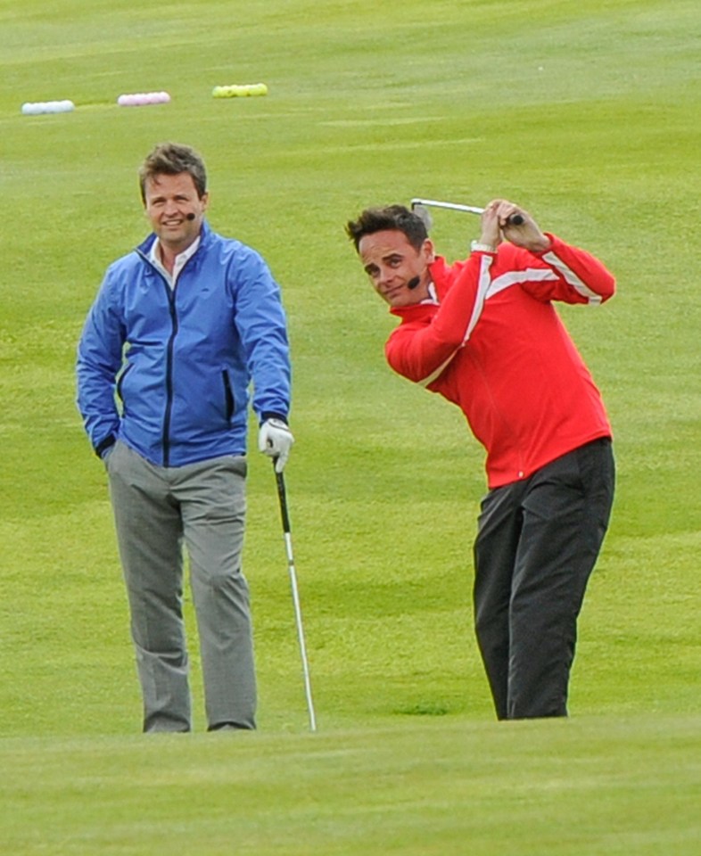 Ant’s injury has prevented him from playing golf, his favourite way to unwind