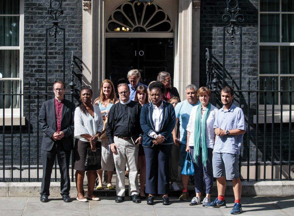 Residents of Grenfell Tower met with Theresa May in Downing Street on Saturday