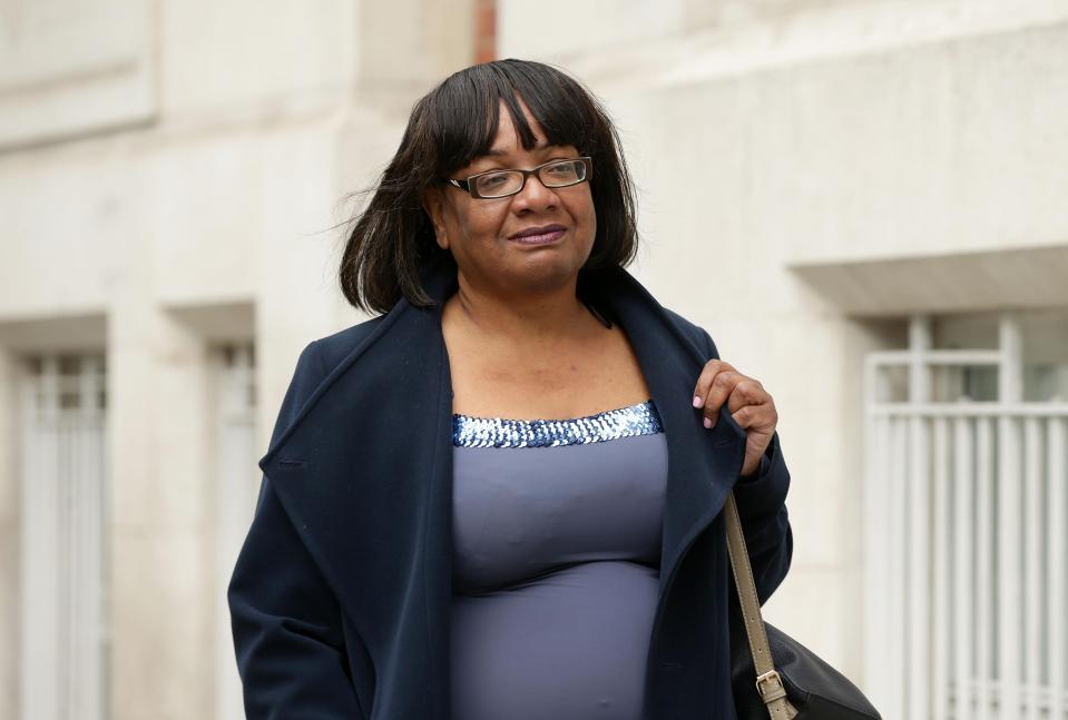  Diane Abbott claimed she was 'fighting fit'