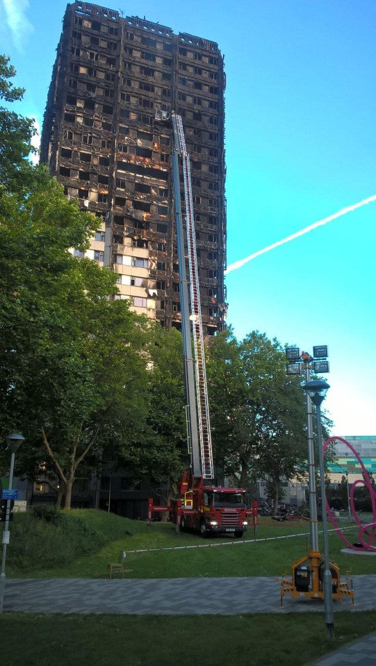 Grenfell Tower remains a scene of devastation as investigators continue the harrowing task of identifying victims