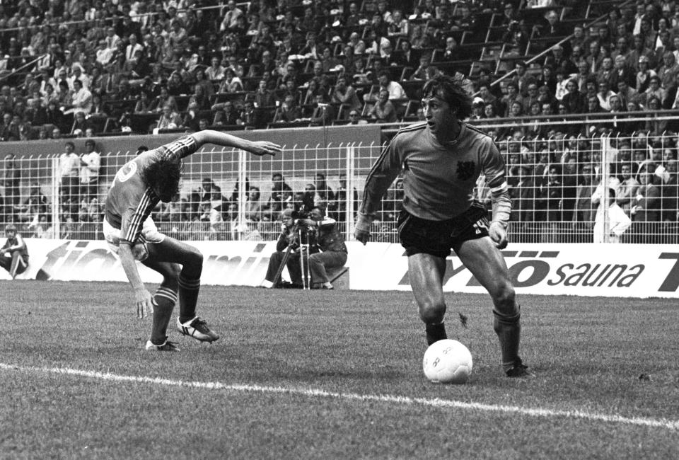  Johan Cruyff's footballing skill revolutionised the beautiful game