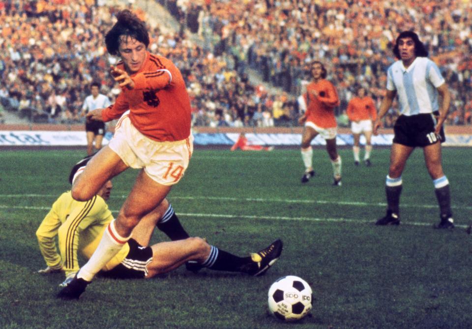  The skill of Johan Cruyff has been remembered for generations