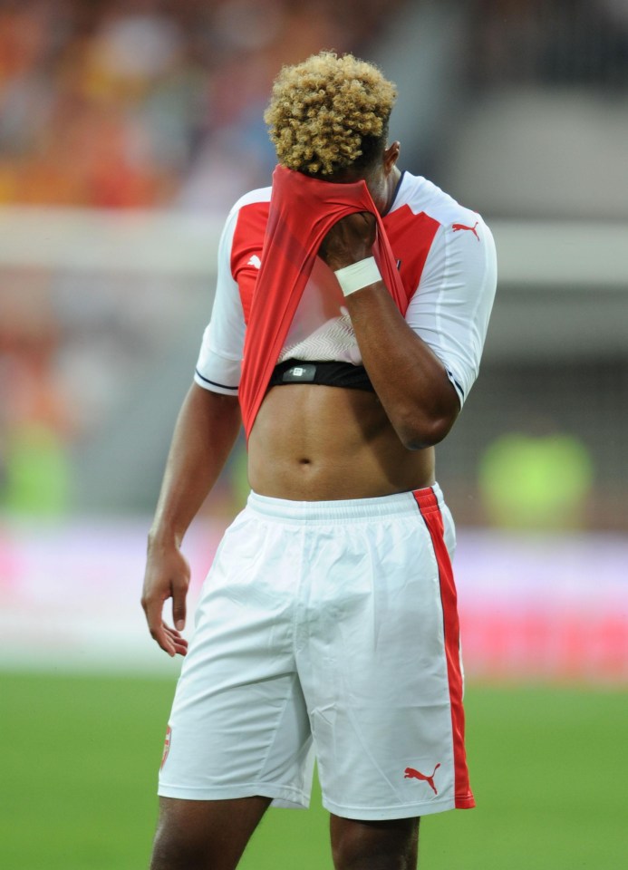 Gnabry endured a miserable spell at Arsenal after struggling for game time