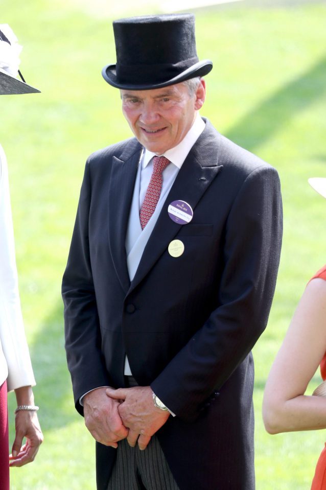  Kate's dad Michael Middleton looked smart in a black top hat and tails at Royal Ascot