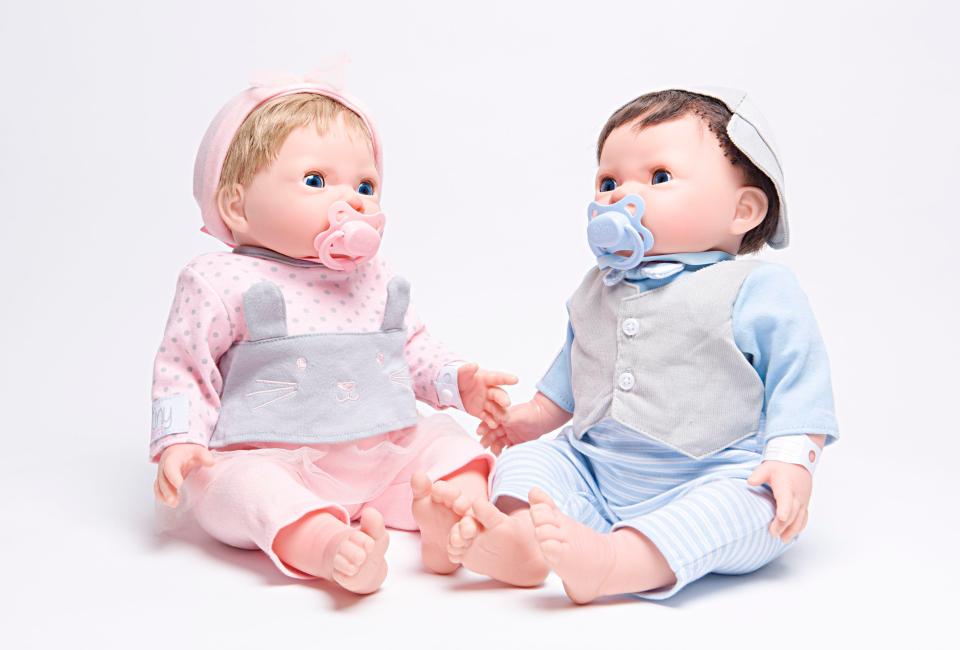  Move over, Beyonce and George Clooney... Chad Valley have added adorable twins to their Tiny Treasures Baby Doll range