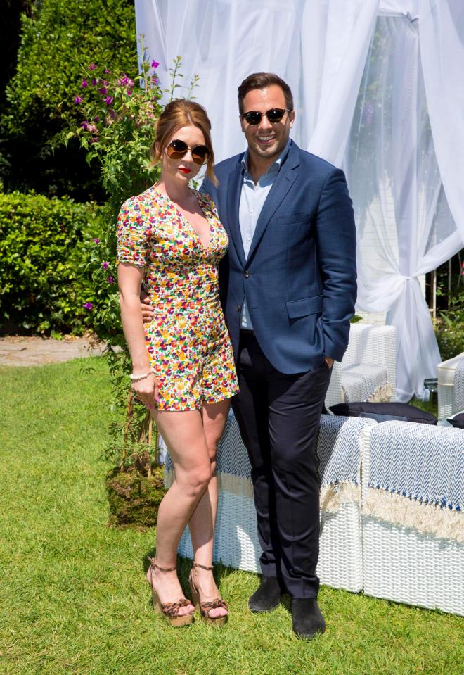  Dan and Bake Off champ Candice Brown have fun in the sun