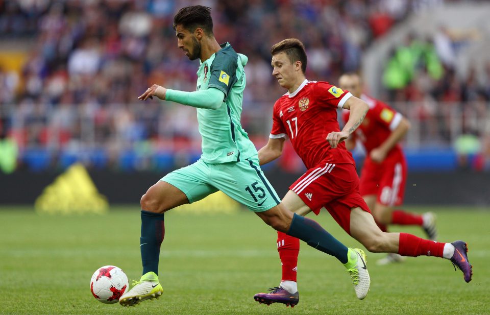  Andre Gomes is currently on Confederations Cup duty with Portugal