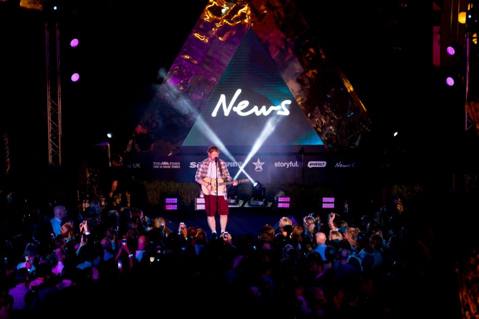  Ed performed at the News Chateau