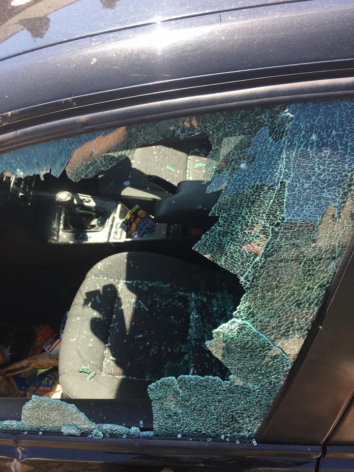  Pictures shared on social media showed the damage to the prized BMW