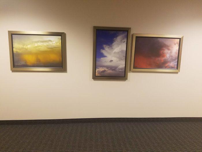  "The Way These Pictures Are Hung In The Hallway At Work"