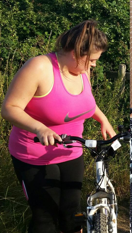  Chloe realised she had to start exercising after she was warned her obesity was giving her high blood pressure and headaches