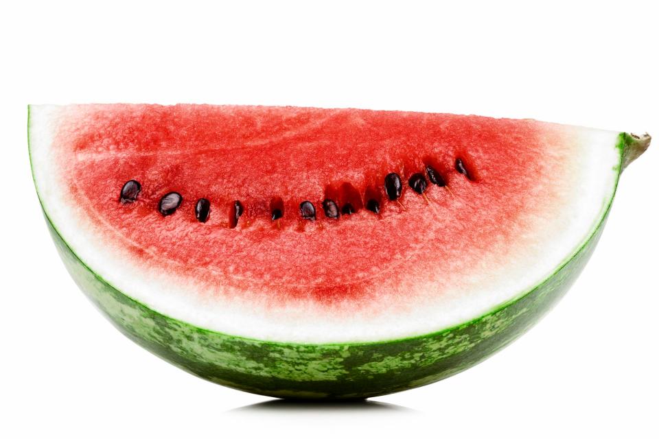  Like apples, watermelon is full of bloat-inducing fructose too