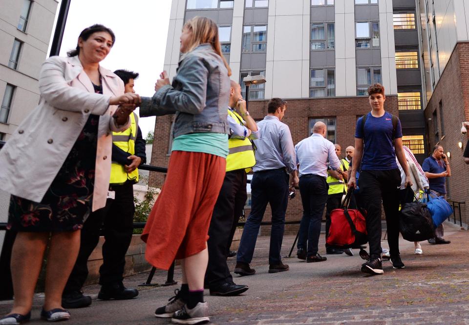  Residents in Taplow tower have been told to leave their homes tonight