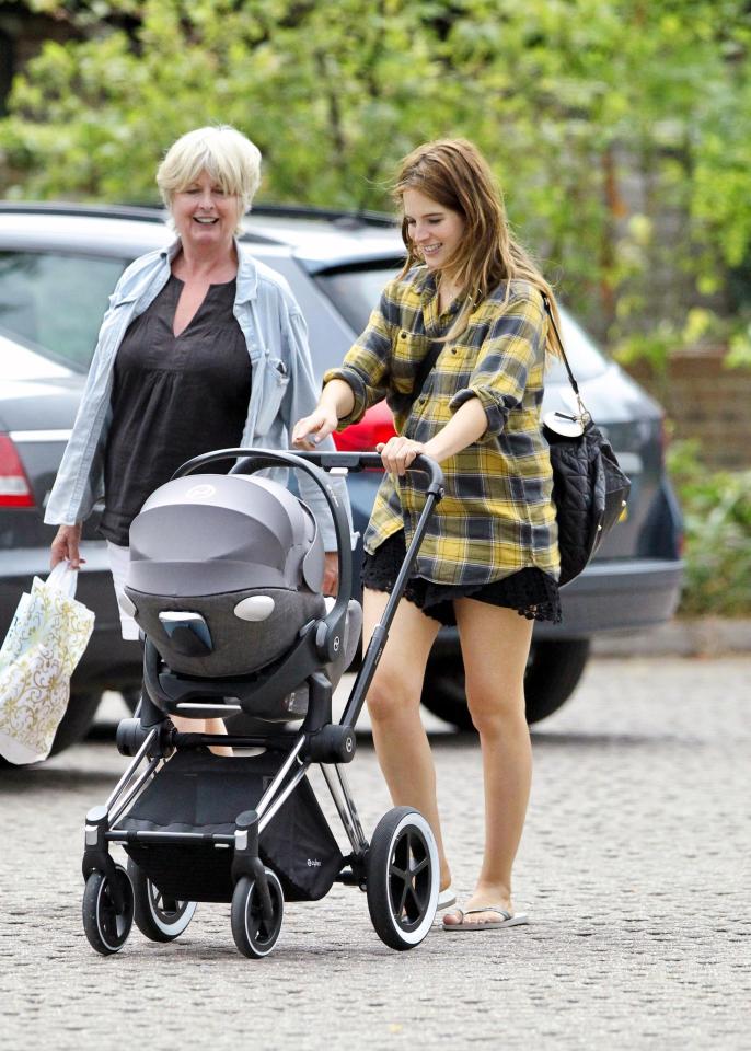  Binky was joined by her mum Jane